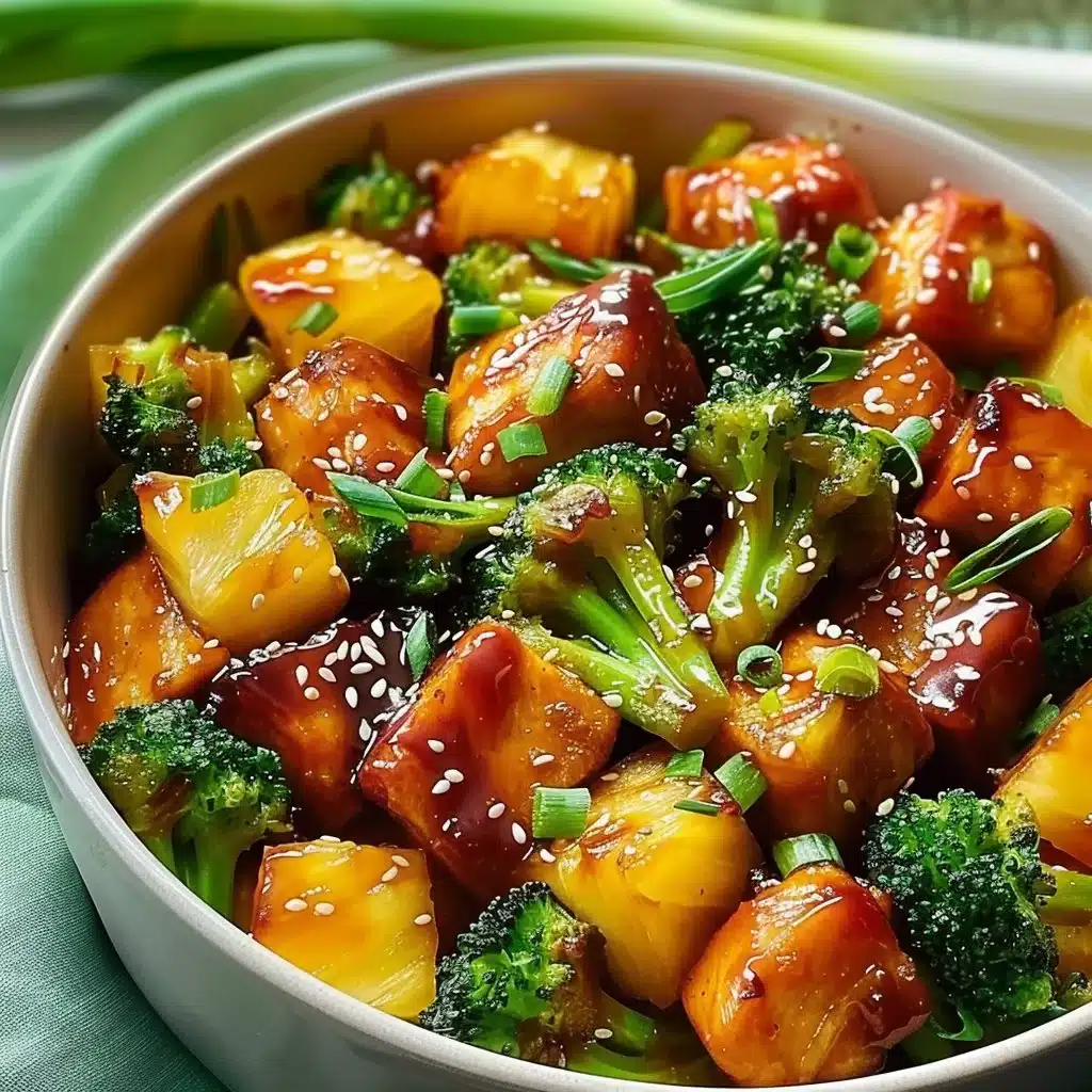 Teriyaki Sheet Pan Pineapple Chicken and Broccoli 3 Teriyaki Sheet Pan Pineapple Chicken and Broccoli