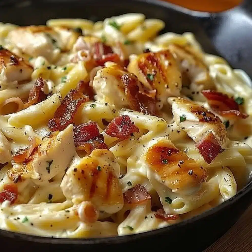 Chicken Bacon Ranch Pasta 3 Chicken Bacon Ranch Pasta