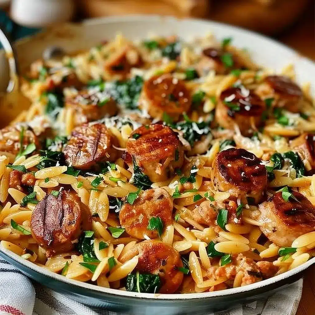 Creamy Chicken Sausage Orzo: A One-Pan Meal 3 Creamy Chicken Sausage Orzo: A One-Pan Meal