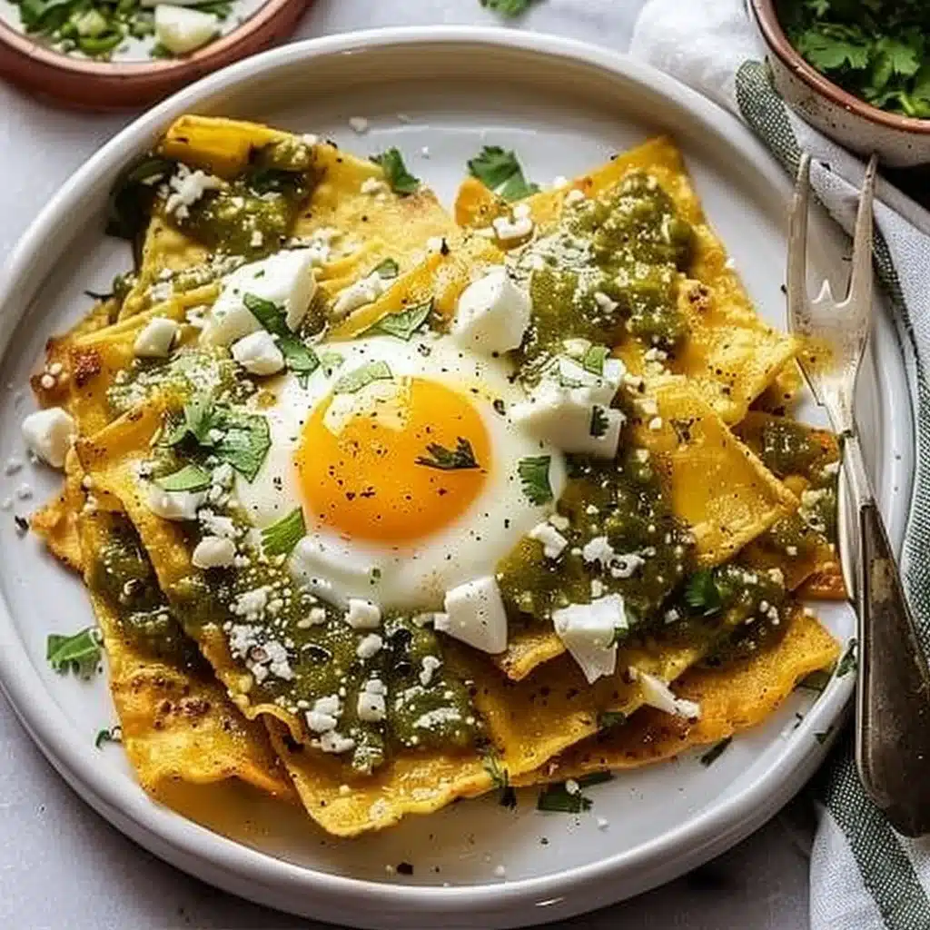 Green Chilaquiles 3 Green Chilaquiles
