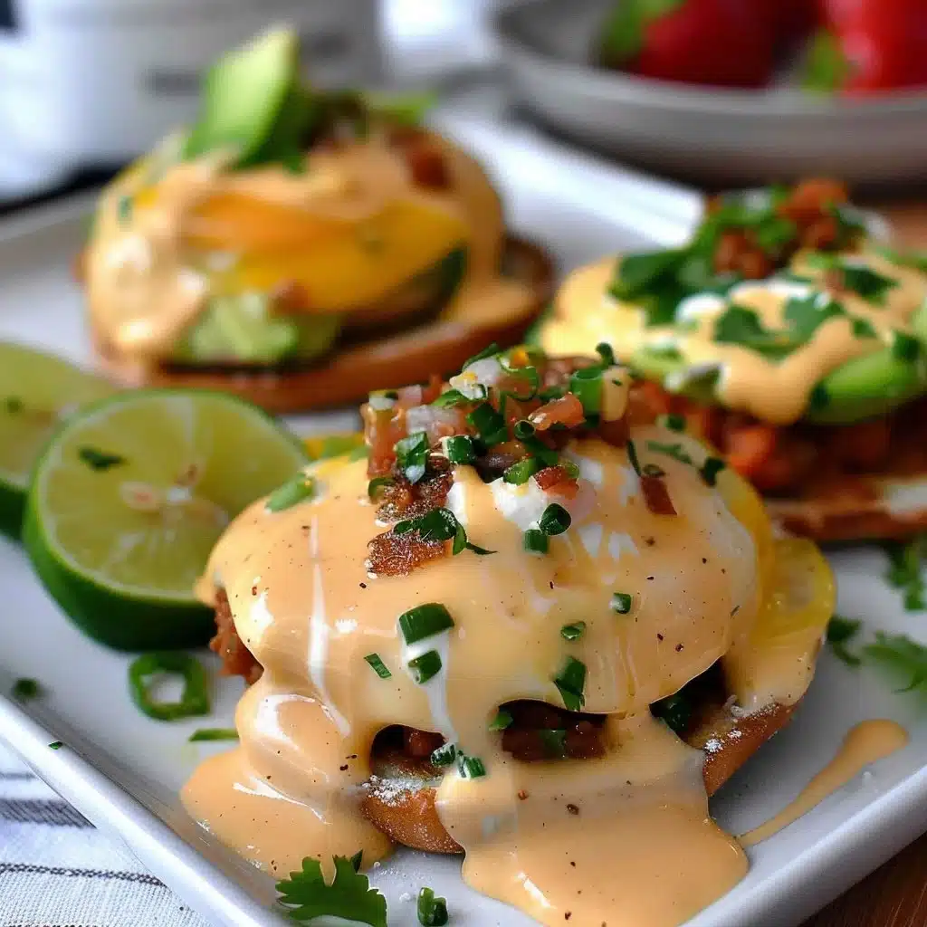 Mexican Eggs Benedict 3 Mexican Eggs Benedict