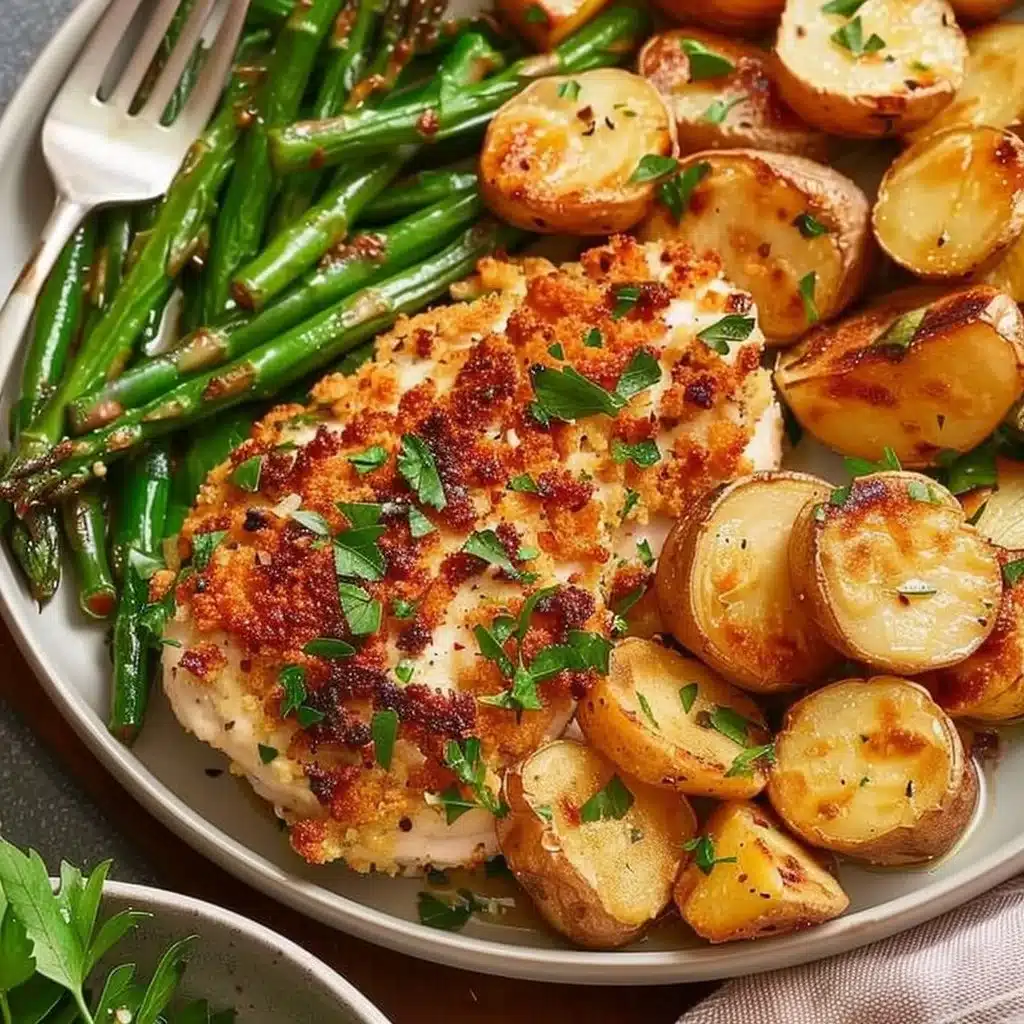 Parmesan Crusted Chicken Sheet Pan Dinner 3 Parmesan Crusted Chicken Sheet Pan Dinner