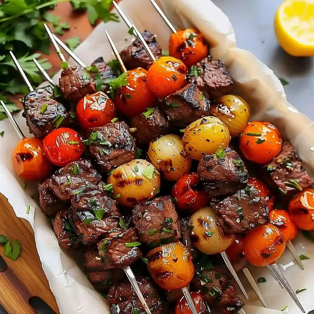 Rosemary Garlic Steak Kebabs 3 Rosemary Garlic Steak Kebabs